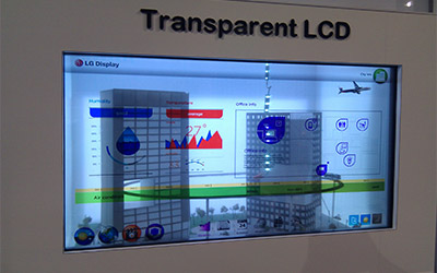 LCD Transparent نمایشگرهای ترانسپرنت 
